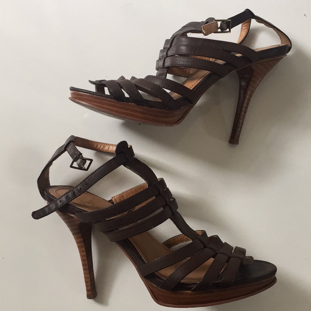 Nine West Amayzin Ankle Strap Open Toed Heels